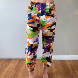 Multicolored Camo Pants